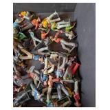 Box of Vintage Western Toy Figures Collection