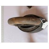 Collection of 4 Antique Cast Iron Sad Irons Assorted Brands