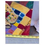 Mary Jane Sanborn Lewis 2001 Original Painting Yellow Bowl Still Life 24x30