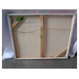 Mary Jane Sanborn Lewis 2001 Original Painting Yellow Bowl Still Life 24x30