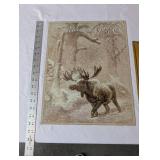 Collection of 5 Vintage Advertising Prints and Signs