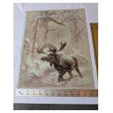 Collection of 5 Vintage Advertising Prints and Signs