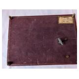 Collection of 2 Glass Trinket Boxes and Vintage Velvet Lined Jewelry Case