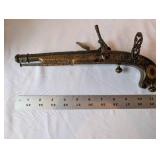 Set of 4 Vintage Decorative Toy Pistols and Revolver Replicas