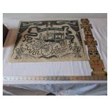 Black Moriah Madame Talbot Print and Vintage Northwest Orient Airlines Totem Pole Card