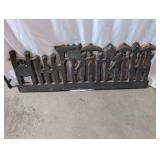 Balinese Hand-Carved Painted Wood Processional Wall Art Panel