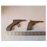 Collection of 6 Vintage Toy Cap Guns Assorted Styles