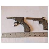 Collection of 6 Vintage Toy Cap Guns Assorted Styles