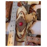 Vintage Western Toy Cap Gun and Holster Collection