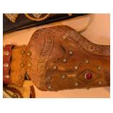 Vintage Western Toy Cap Gun and Holster Collection
