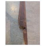 Vintage Wooden Toy Rifle, Stick Hobby Horse, and Handcrafted Straw Broom Set