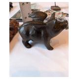 Collection of Vintage Carvings, Metalware, Expo67 Souvenir, and Beaded Purse