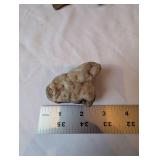 Native-Themed Pipe, Quartz Rock, and Vintage Fishing Lure Set