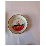 Vintage Ashtray and Collectibles Lot with Cast Iron Pig and Miscellaneous Items