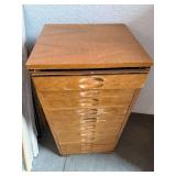 Apothecary Cabinet - Vintage 11-Drawer Wooden Drawer Chest
