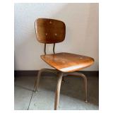 Peabody Seating Co. Chair - School Chair, Wood Seat & Back