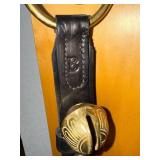 Brass Bell Strap with Leather Band – 7 Jingle Bells