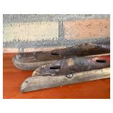 Vintage Ice Skate Blades - Steel Runner Pair