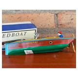 Schylling Dragon Fly Tin Speedboat - Collector Series Tin Toy Boat