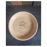 Vintage Even Bake Oven Ware Underwood Co-Op Creamery Advertising Pie Plate