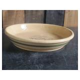 Vintage Even Bake Oven Ware Underwood Co-Op Creamery Advertising Pie Plate