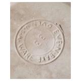 Vintage Even Bake Oven Ware Underwood Co-Op Creamery Advertising Pie Plate