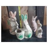 Fantastic Collection of Antique Easter Bunny Candy Containers