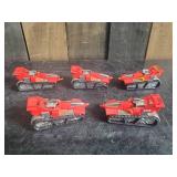 5 Vintage Hot Wheels 1992 Ant Eater Tanks