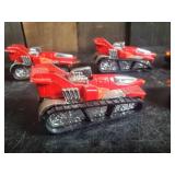 5 Vintage Hot Wheels 1992 Ant Eater Tanks