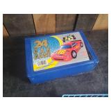 24 Car Case with lots of Toy Cars - Nice!!