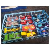 24 Car Case with lots of Toy Cars - Nice!!