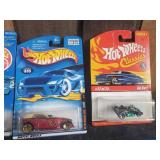 10 unopen Hot Wheels Blister packs 90