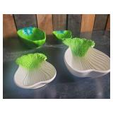 Beautiful Collection of Vintage Colorful Vegetable Dishes