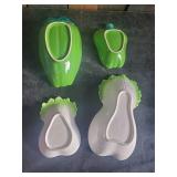 Beautiful Collection of Vintage Colorful Vegetable Dishes