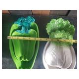 Beautiful Collection of Vintage Colorful Vegetable Dishes