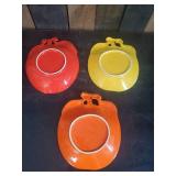 Fantastic vintage Orange, Lemon, And Apple Dishes - High Quality