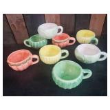 Colorful Veggie Coffee Cups 8 Total