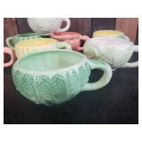 Colorful Veggie Coffee Cups 8 Total