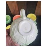 Colorful Veggie Coffee Cups 8 Total