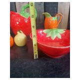 Gorgeous Strawberry and Orange Table Decor - Beautiful!!!