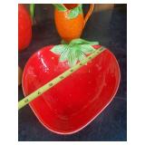 Gorgeous Strawberry and Orange Table Decor - Beautiful!!!