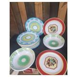 Super Large Collection of Picnic or Party Plastic Platters and Bowls - Sweet!!
