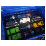 24 Car Case with lots of Toy Cars - Nice!!