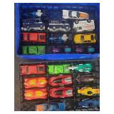 24 Car Case with lots of Toy Cars - Nice!!