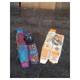 2 1988 Hot Wheels Blue Web Spinner and White Space Administration