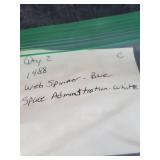 2 1988 Hot Wheels Blue Web Spinner and White Space Administration