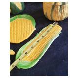 Adorable Corn Theme Kitchen Decor Salt and Pepper Shakers Corn on the Cob handles and more for use or display