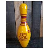 Beautiful Real University of Minnesota Bowling Pin - Heavy!!