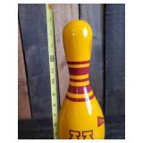 Beautiful Real University of Minnesota Bowling Pin - Heavy!!