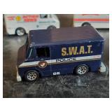 5 Vintage Hot Wheels 1976 Swat Van and Wonder Bread Van and 3 1986 Vans